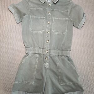 Dear John Olive Green Jumpsuit